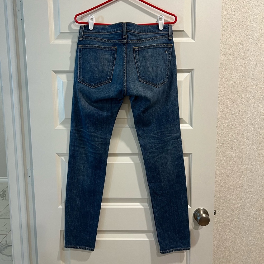 Rag & Bone Dre Blue Denim Jeans - Picture 5 of 8